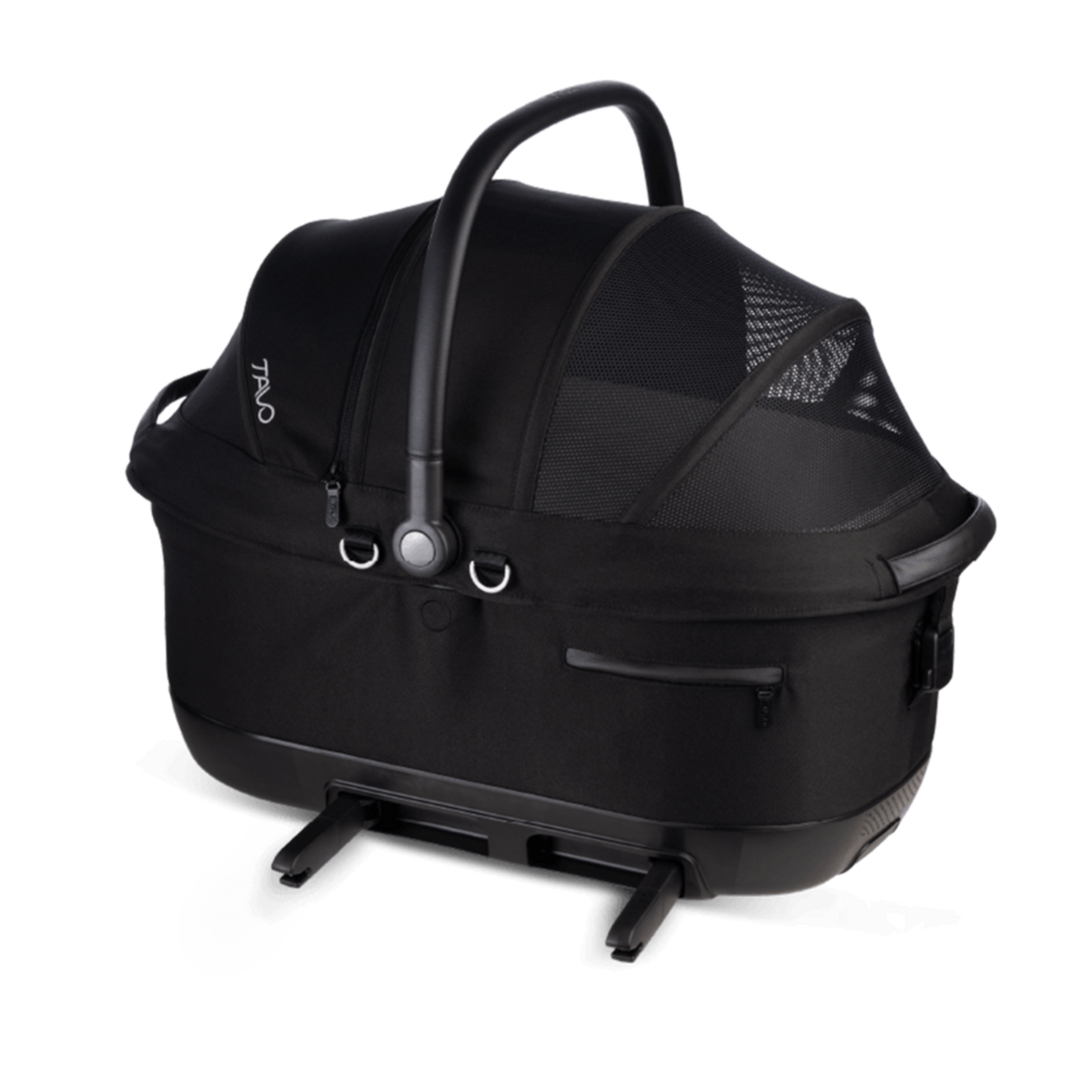 TAVO Maeve™ iso6X Haustier-Autositz mit ISOFIX – Crash-getestet Sicher & Komfortabel für Hund & Katze – merle L 60 x B 43,5 x H 53 cm