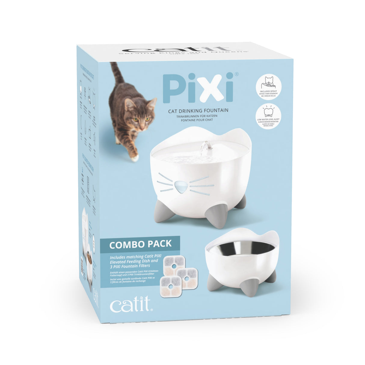 Catit Pixi Combo Kit Trinkbrunnen mit Futternapf und Ersatzfilter UVP 73,97 €uro