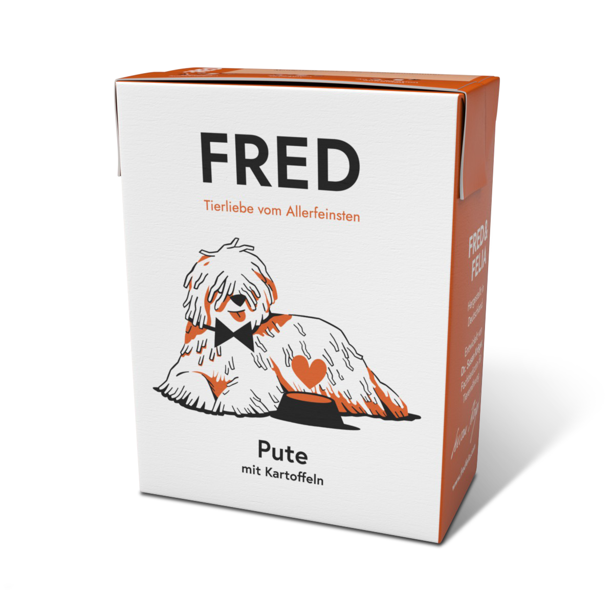 FRED Pute mit Kartoffeln – Nassfutter für Hunde, monoprotein & getreidefrei