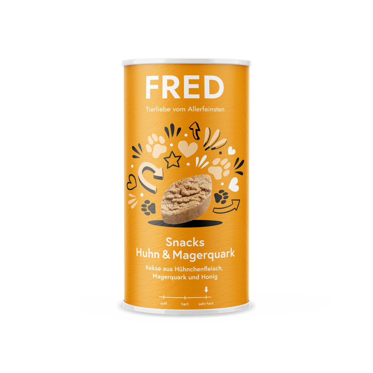 FRED Snacks – Glutenfreie Hundesnacks, schonend gebacken, 250 g