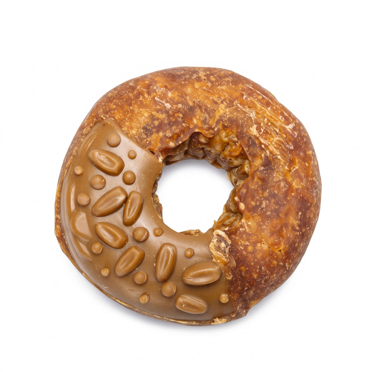Beeztees Weihnachtsdonut für Hunde – Hundesnack mit Hähnchen