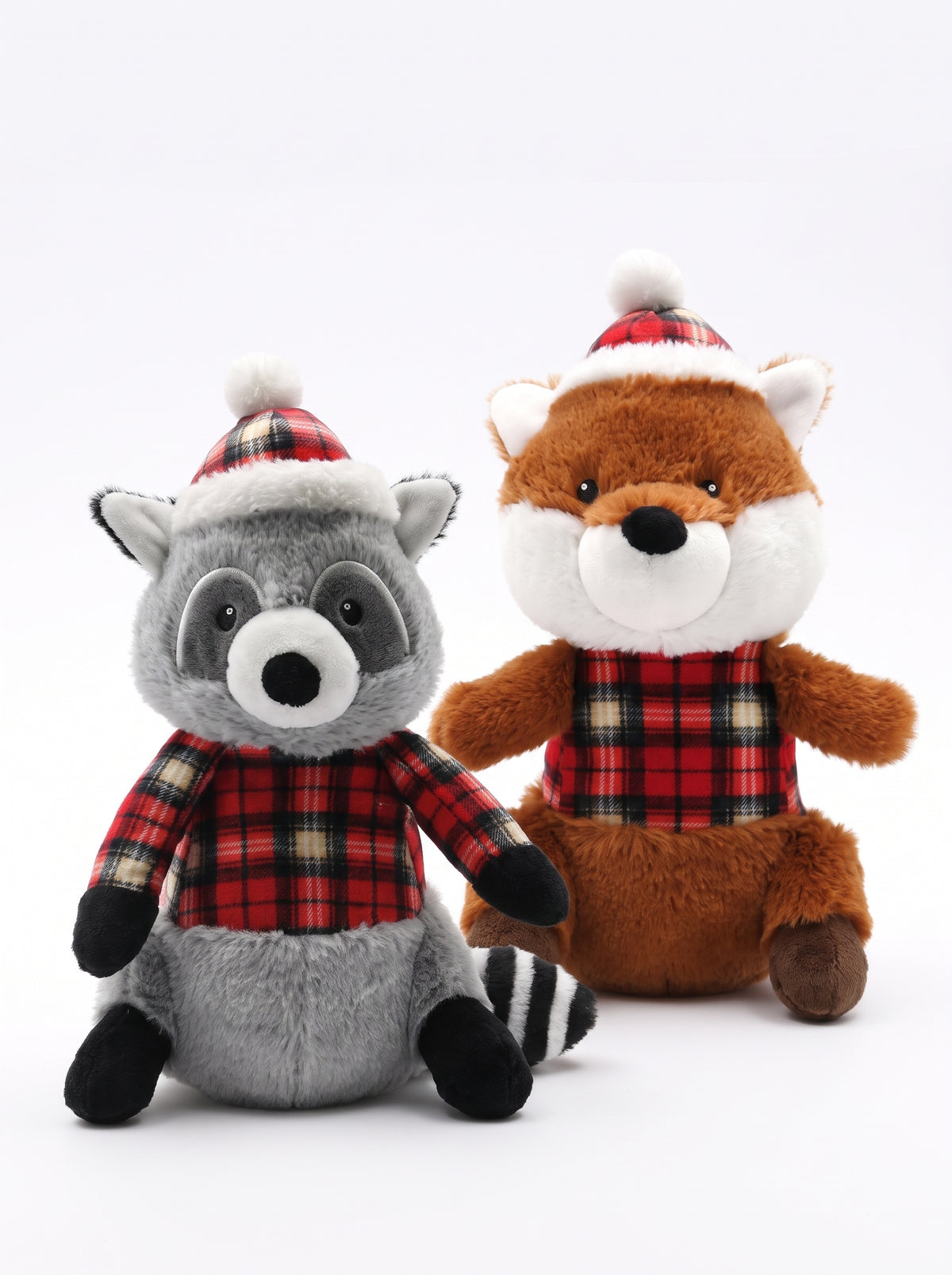 CROCI Weihnachtsspielzeug für Hunde – Fuchs & Waschbär