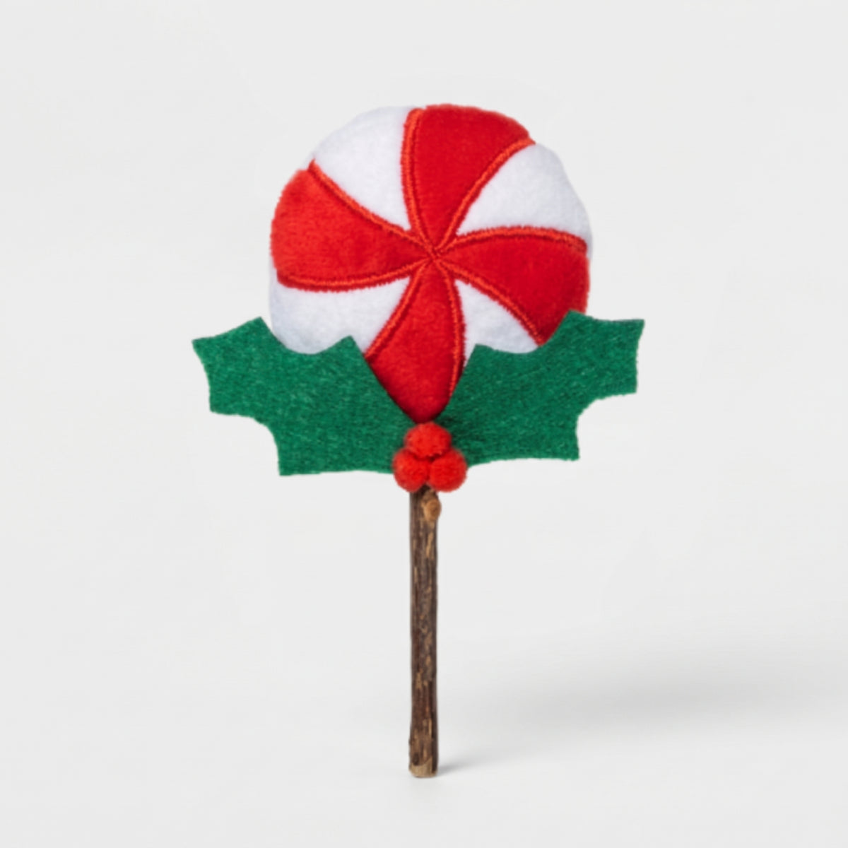 Beeztees Weihnachts-Lollipop – Katzenspielzeug mit Matatabi, 14 cm
