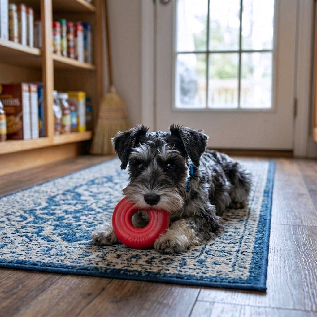 KONG Donut Hundespielzeug – Robustes Kauspielzeug aus Naturkautschuk