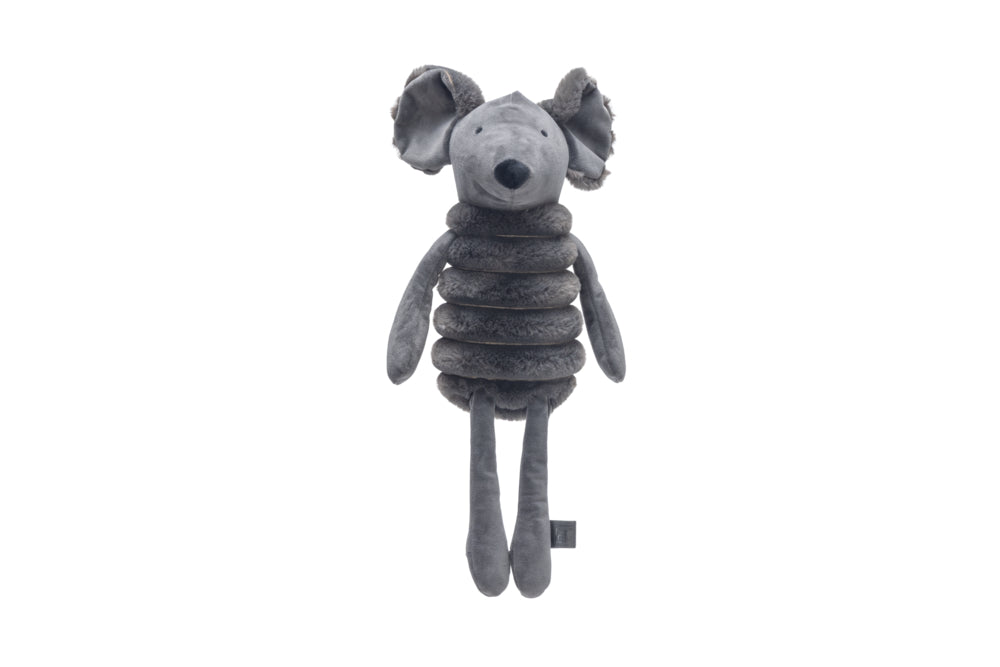 Designed by Lotte Reza Maus – Plüsch-Hundespielzeug in Anthrazit