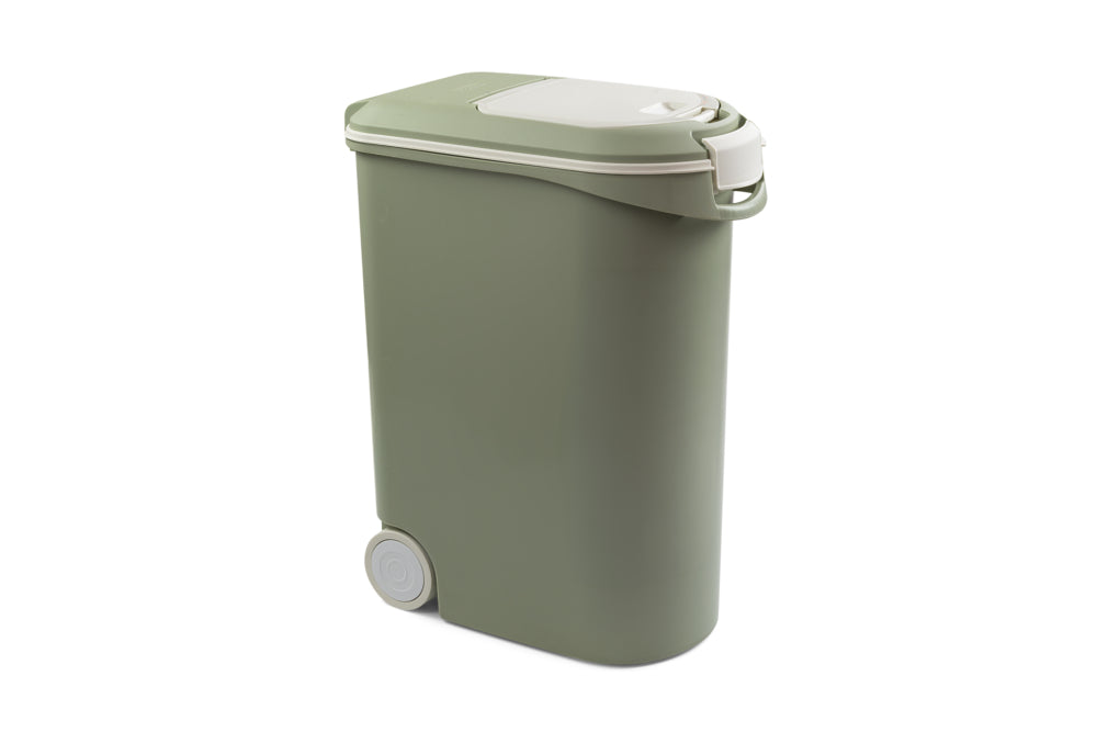 Curver Futtercontainer mit Rollen – Misty Green | 35L & 54L