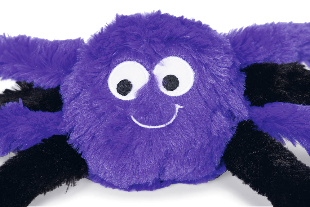 Beeztees Halloween-Spinne Spidy für Hunde aus Plüsch, 36 x 26 x 7 cm