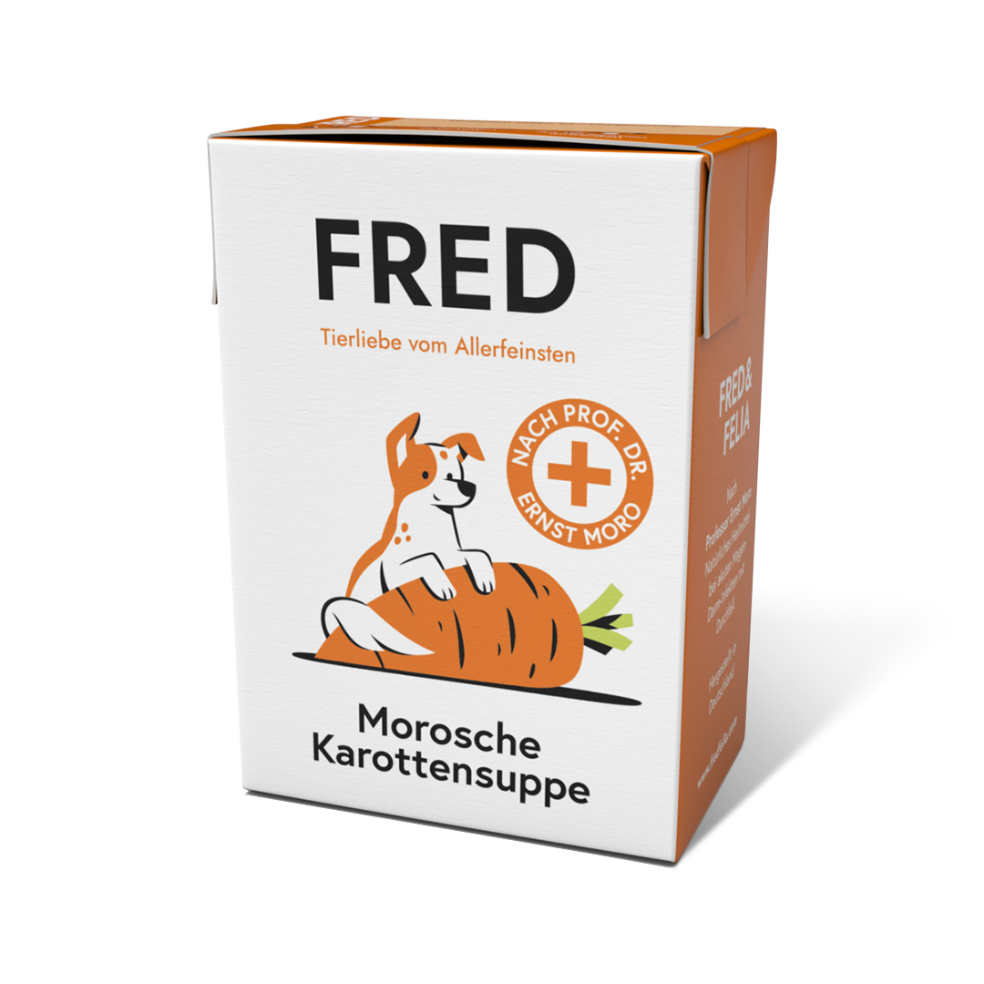 FRED Morosche Karottensuppe – Ergänzungsfutter für Hunde bei Durchfall