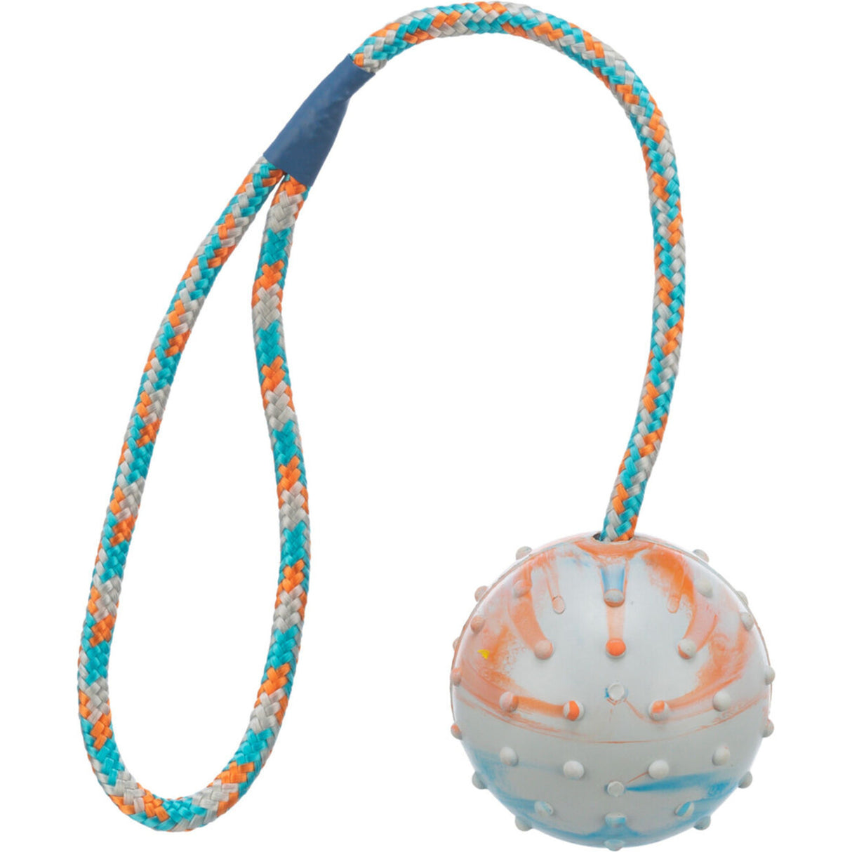 Hundeball am Seil – aus Naturgummi, ø 6 cm/30 cm