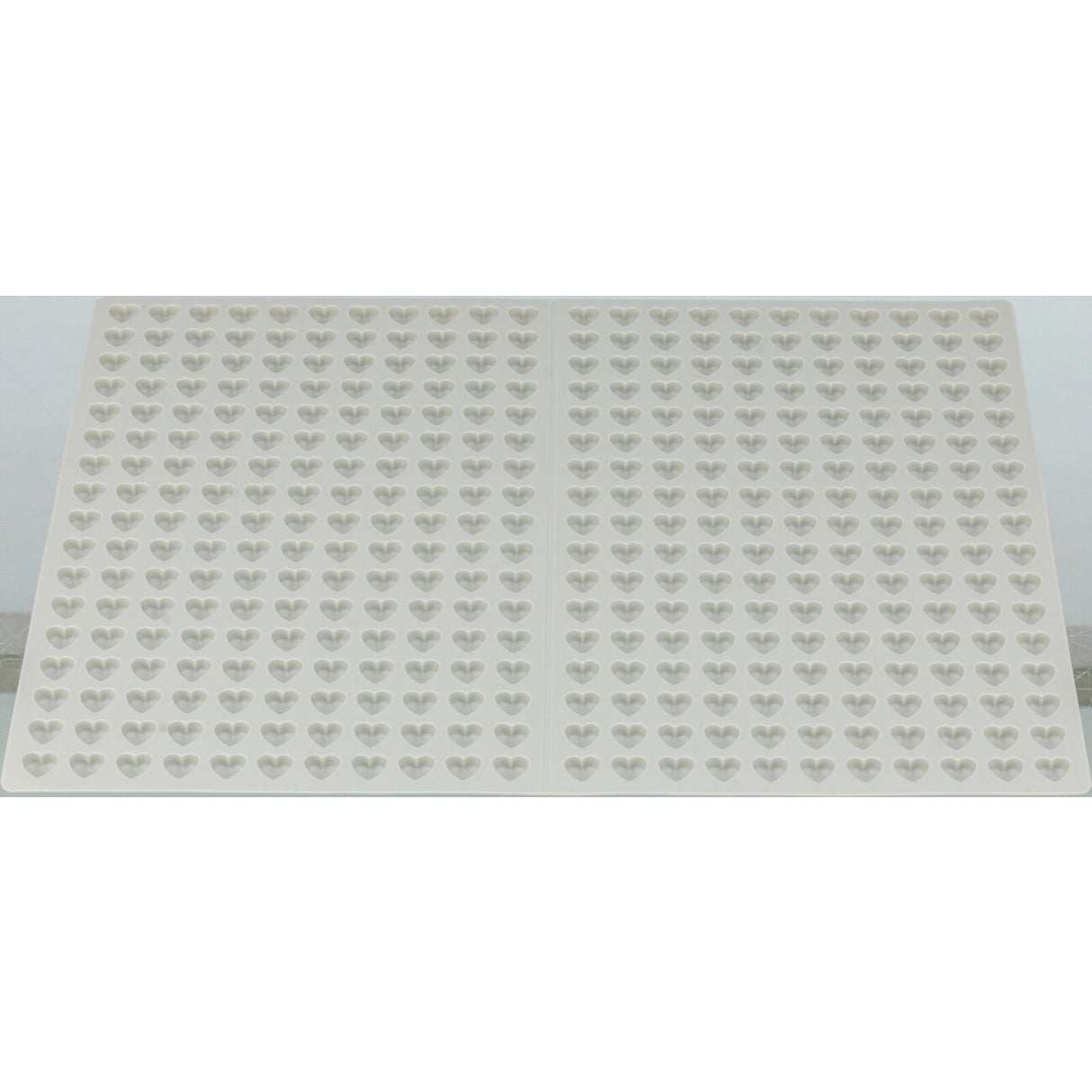 Backmatte für die Herstellung von Hundeleckerlis und Katzenleckerlis – 38 × 28 cm, grau, Herzen