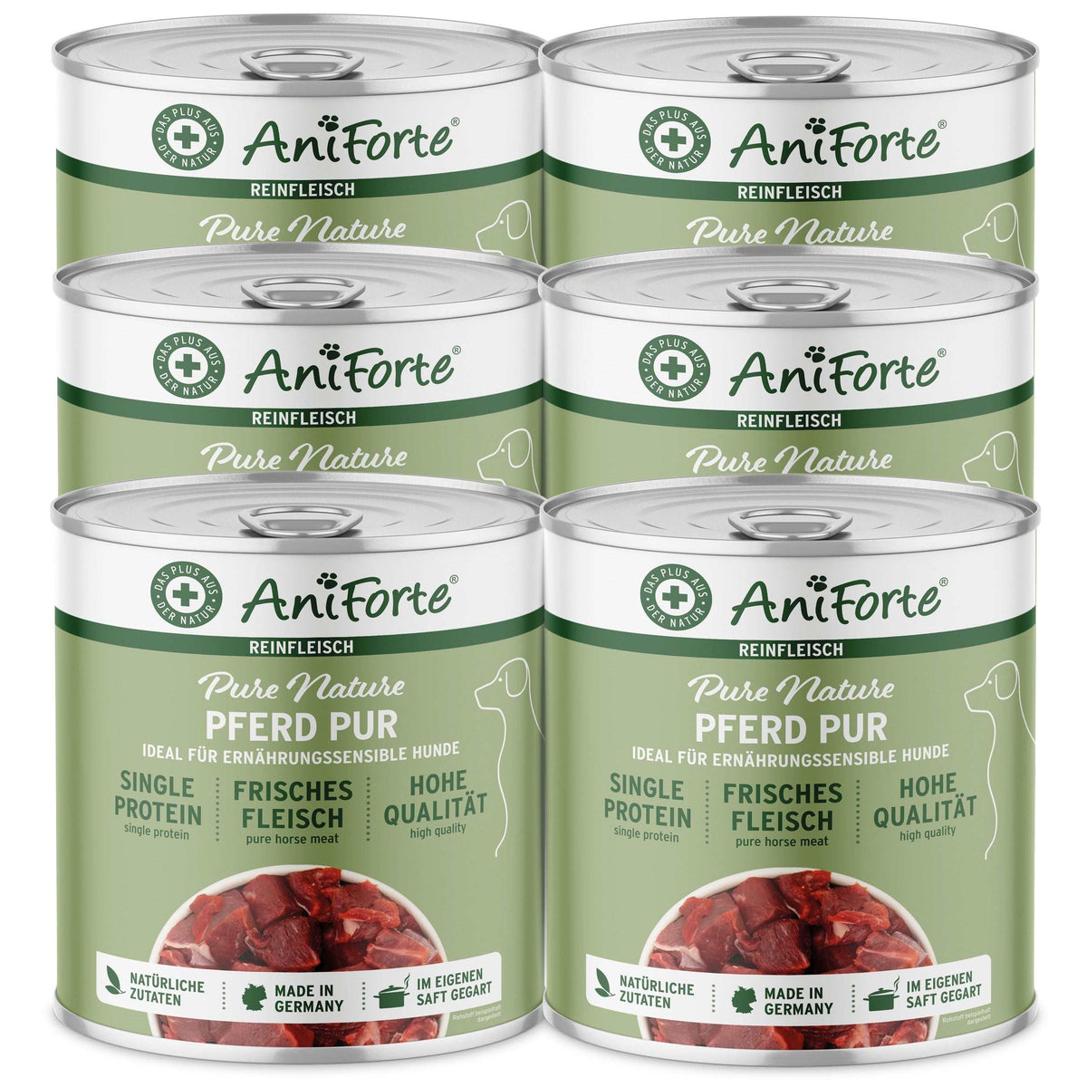 AniForte Nassfutter Pferd Pur
