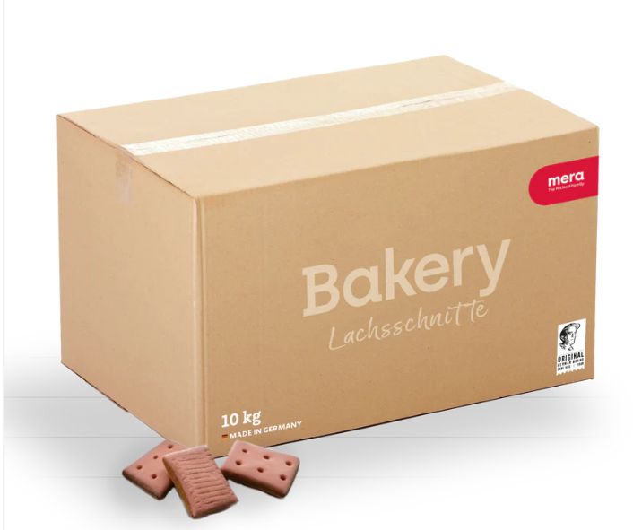 Mera Lachsschnitte Hundekeks – Dein knuspriger Lachs-Snack für pure Freude!