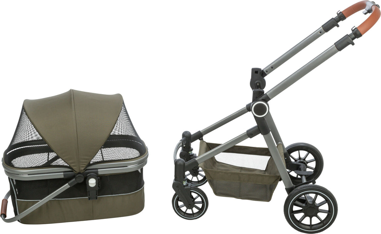 TRIXIE Buggy für Hunde & Katzen – Komfortabler und sicherer Tierwagen