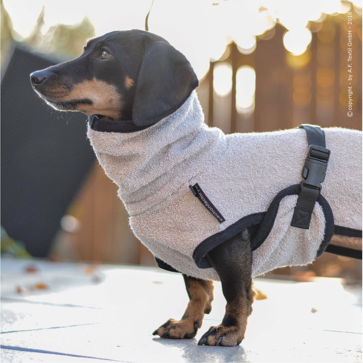 fit4dogs DryUp Cape Trockenmantel für Dackel