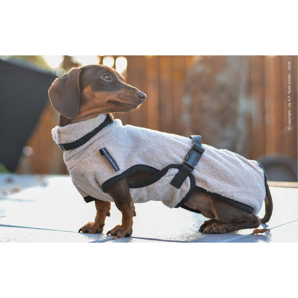 fit4dogs DryUp Cape Trockenmantel für Dackel