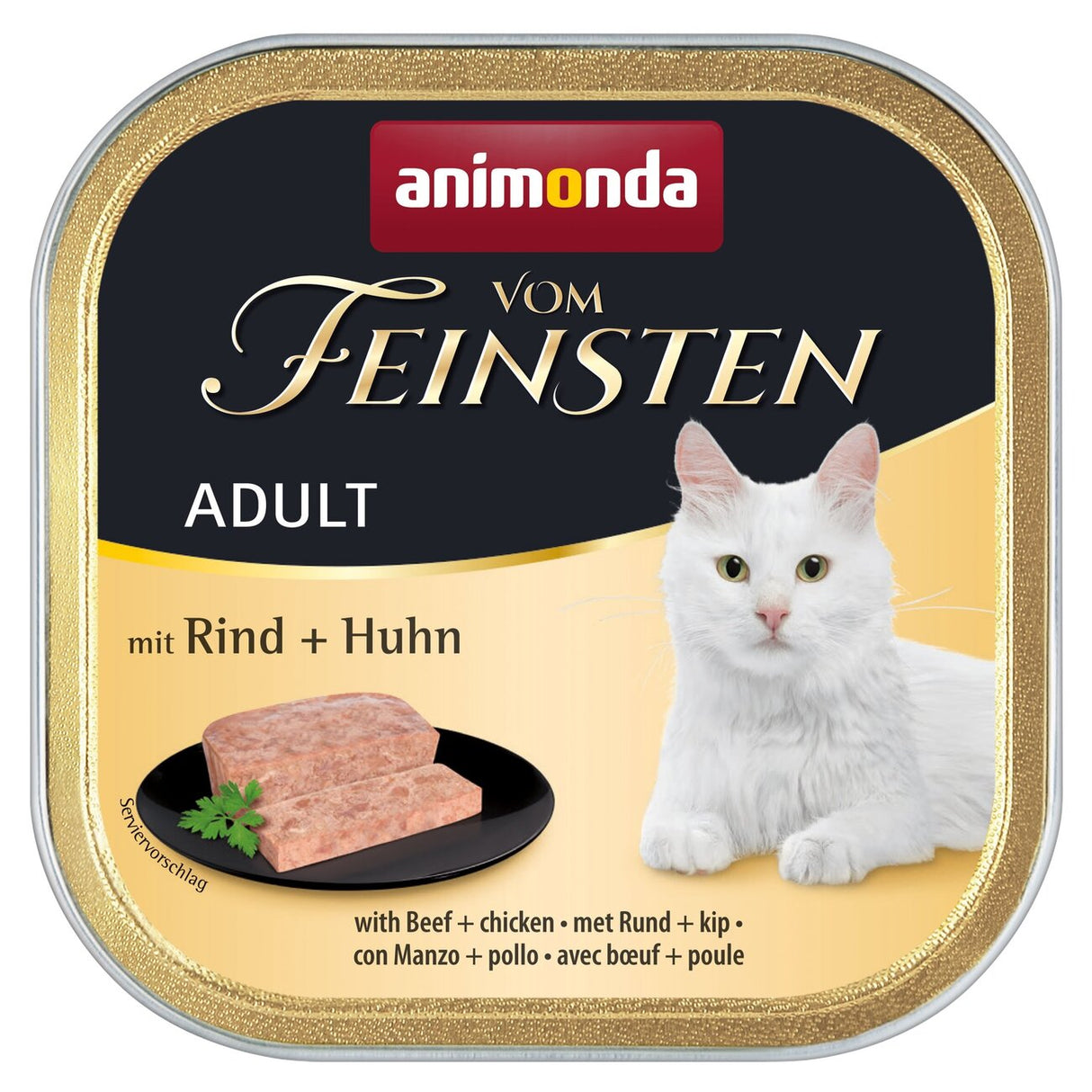 Animonda vom Feinsten Adult Katzenfutter – Rind & Huhn 32x100g
