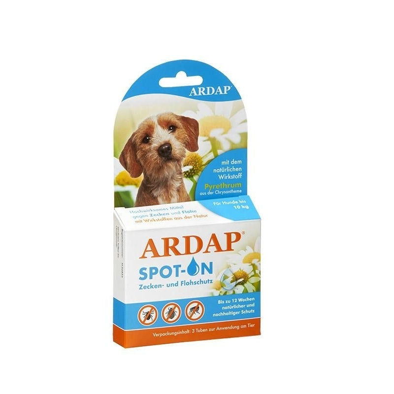 Ardap Spot-On für Hunde – für Hunde unter 10 kg 3 x 1.0 ml