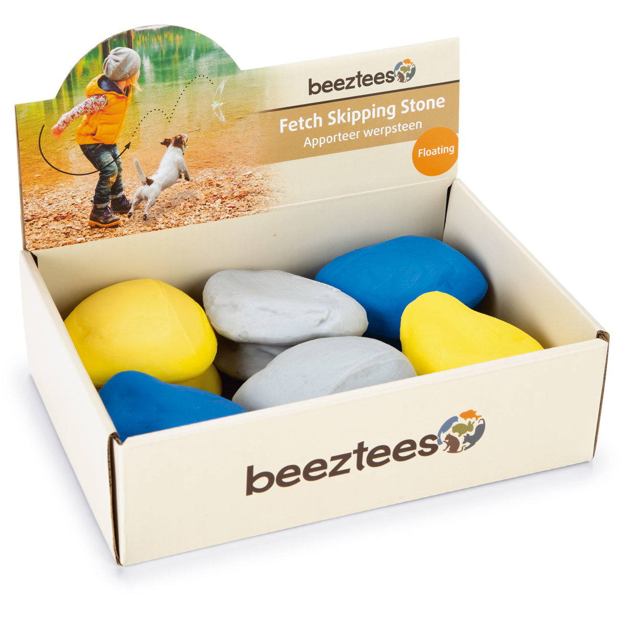 Beeztees Fetch TPR Stein schwimmfähiges Hundespielzeug