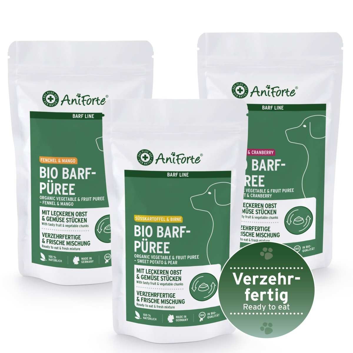 AniForte BIO BARF-Püree Probier 3er Set
