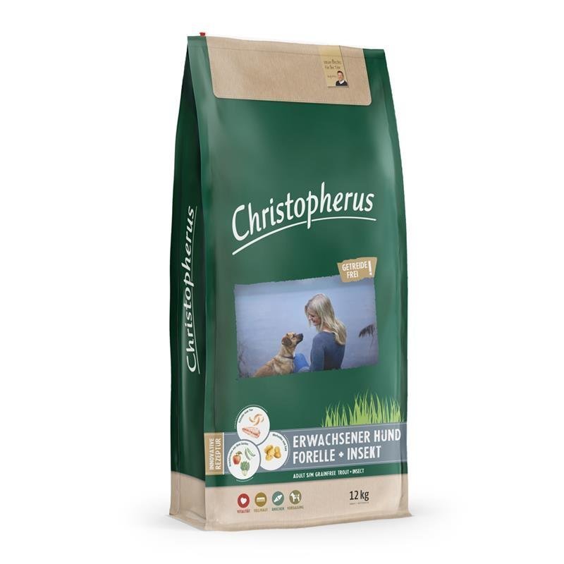 Christopherus Getreidefrei Forelle & Insekt