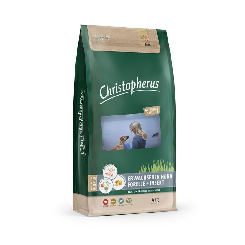 Christopherus Getreidefrei Forelle & Insekt