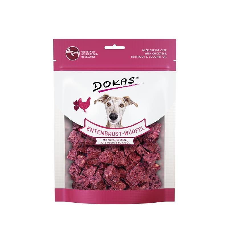 Entenbrust Würfel mit Kichererbsen und Rote Beete – 150 g