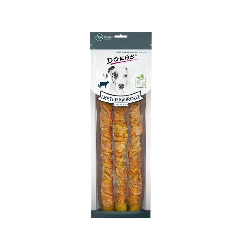 Kaurolle aus Rinderhaut 1 m – mit Huhn, 315 g