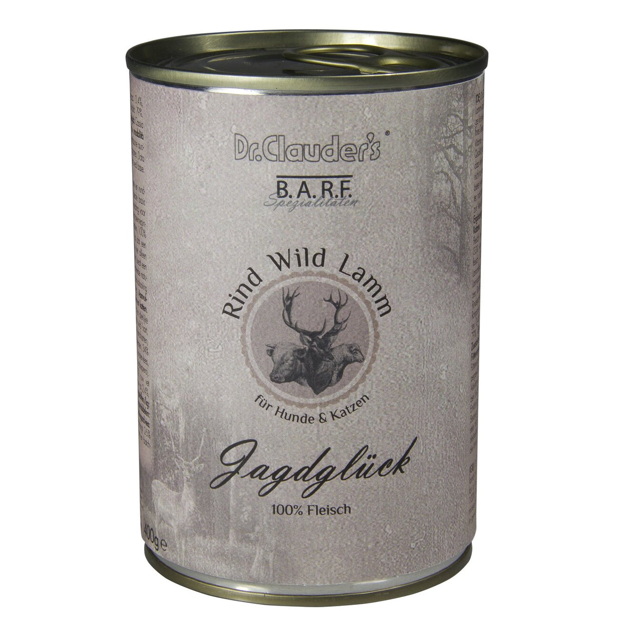 Barf Dog Nassfutter Jagdglück – 6 x 400 g