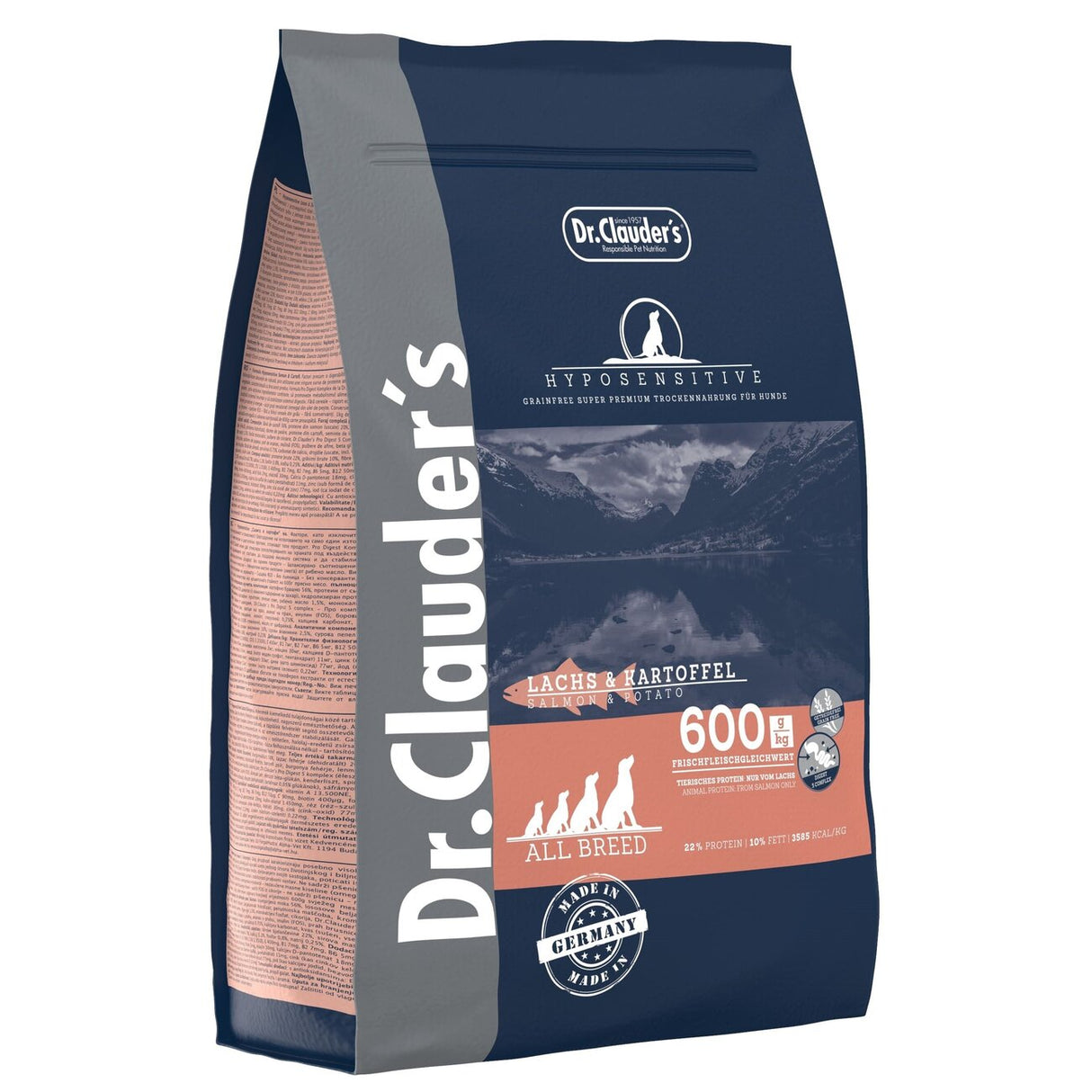 Dr. Clauder Hundefutter Hyposensitive Lachs & Kartoffel – 3,5 kg