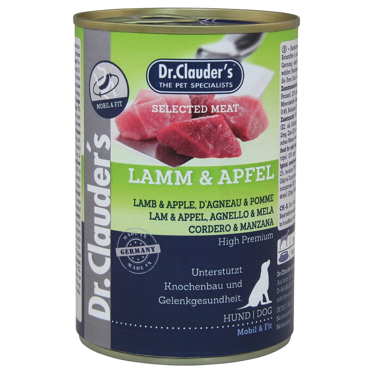 Selected Meat Joint und Aktiv Hundefutter – mit Lamm & Apfel 6x400 g