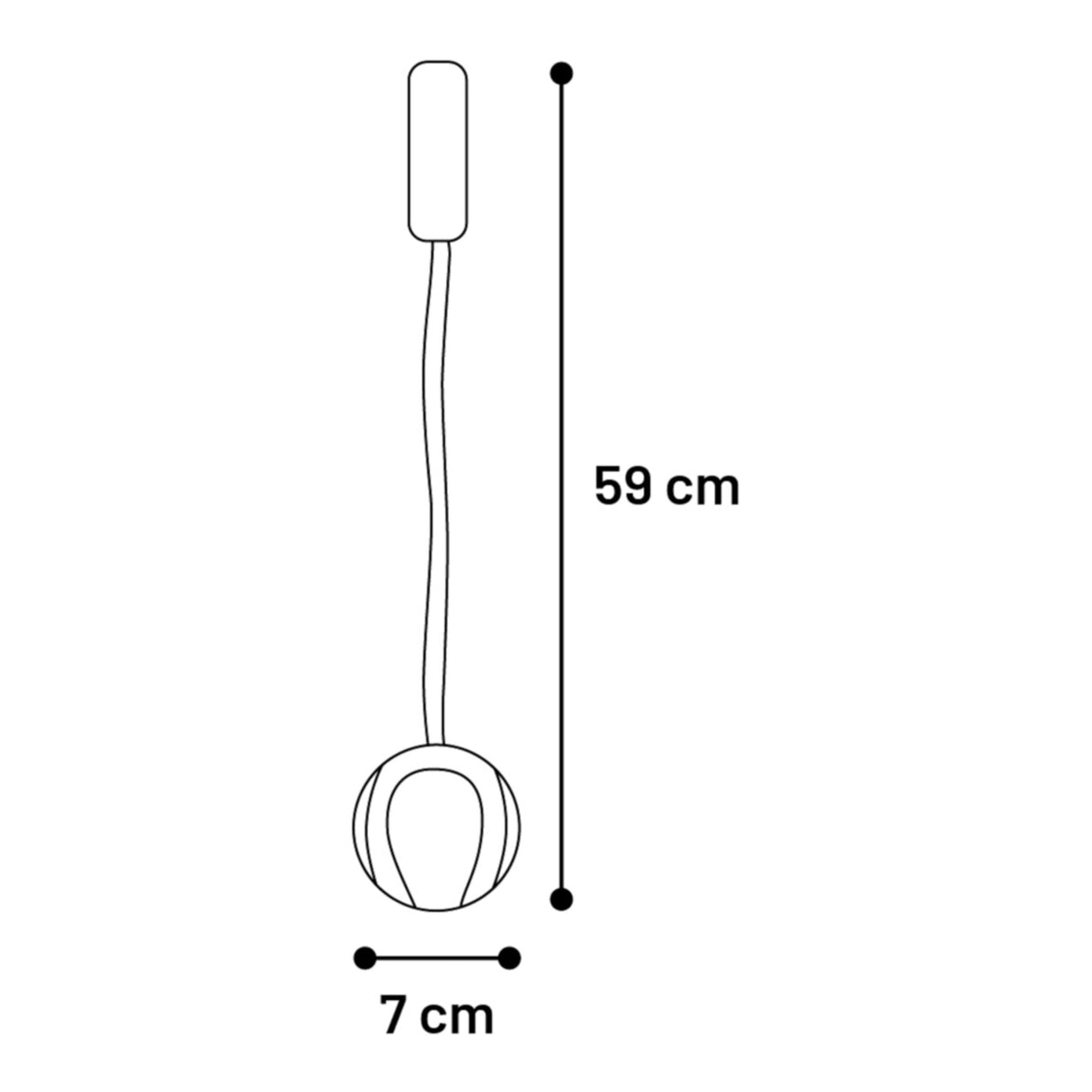 Juru Zerrseil mit Ball – Robustes Hundespielzeug für Outdoor-Spaß – 59 x 7 x 7 cm