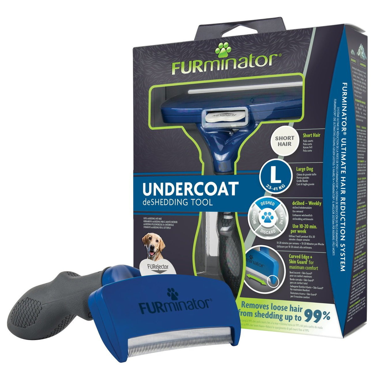 FURminator Hund Unterwolle Kurzhaar