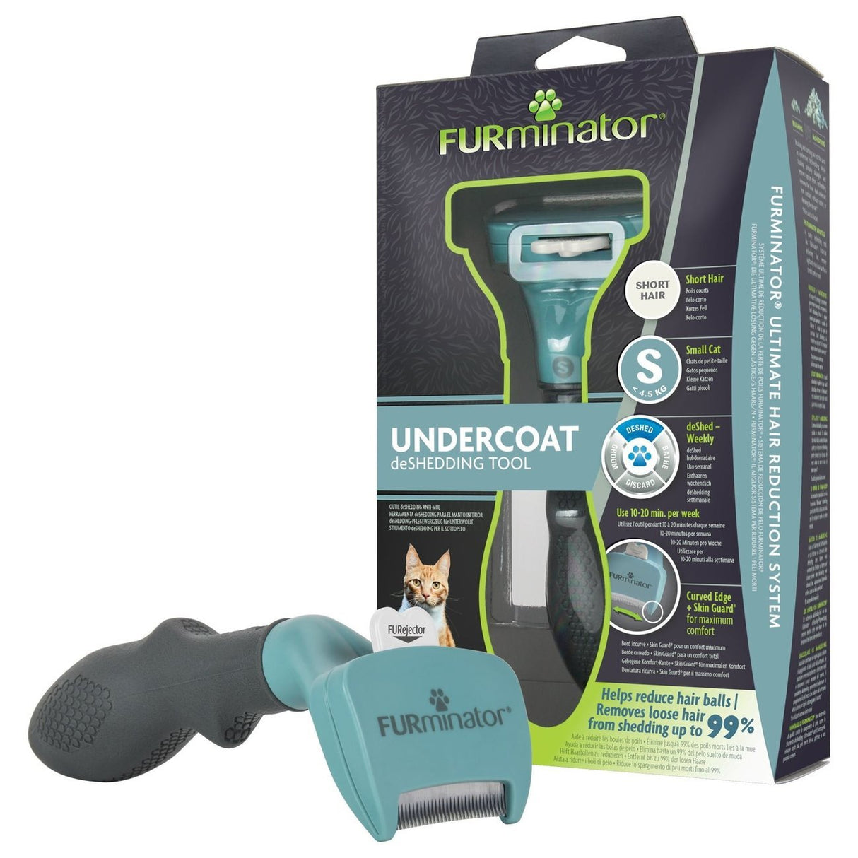 FURminator® Katzen-Fellpflegewerkzeuge Kurzhaar