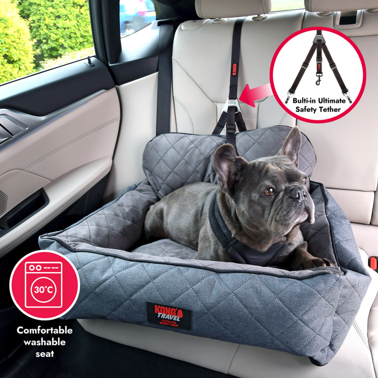 Ultimate Safety Seat & Tether Autositz – Maße: 48 × 50 × 41,5 cm