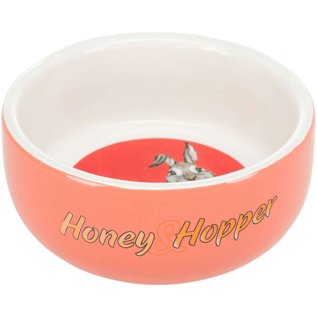 Honey & Hopper Keramiknapf für Kleintiere – 250 ml, ø 11 cm, zufällige Farbe