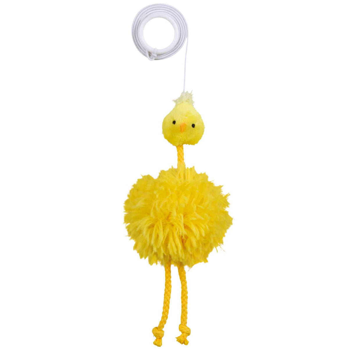 Huhn am Gummiband Katzenspielzeug – 20 cm