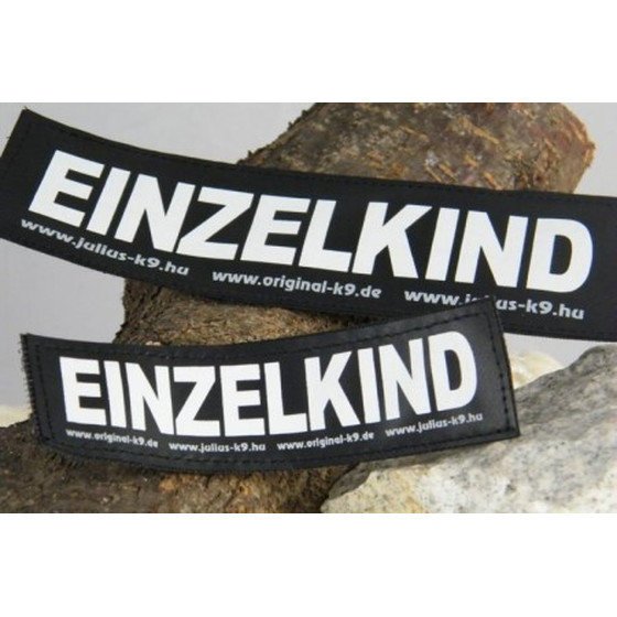 Julius K9 Logo Klettsticker klein A - F – EINZELKIND