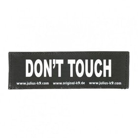 Julius K9 Logo Klettsticker klein A - F – DON'T TOUCH