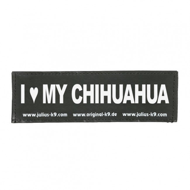 Julius K9 Logo Klettsticker klein G - L – I LOVE MY CHIHUAHUA