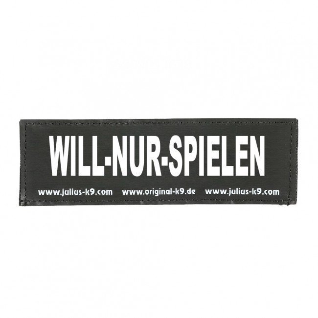 Julius K9 Logo Klettsticker klein M - Z – WILL-NUR-SPIELEN