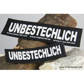Julius K9 Logo Klettsticker klein M - Z – UNBESTECHLICH