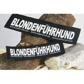 Julius K9 Logo Klettsticker groß A - F – BLONDENFÜHRHUND