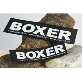 Julius K9 Logo Klettsticker groß A - F – BOXER