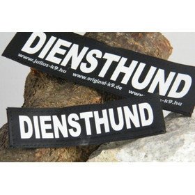 Julius K9 Logo Klettsticker groß A - F – DIENSTHUND