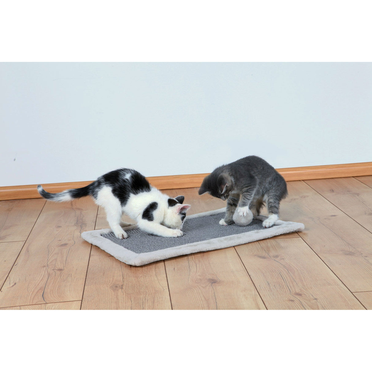 Kratzmatte für Katzen grau