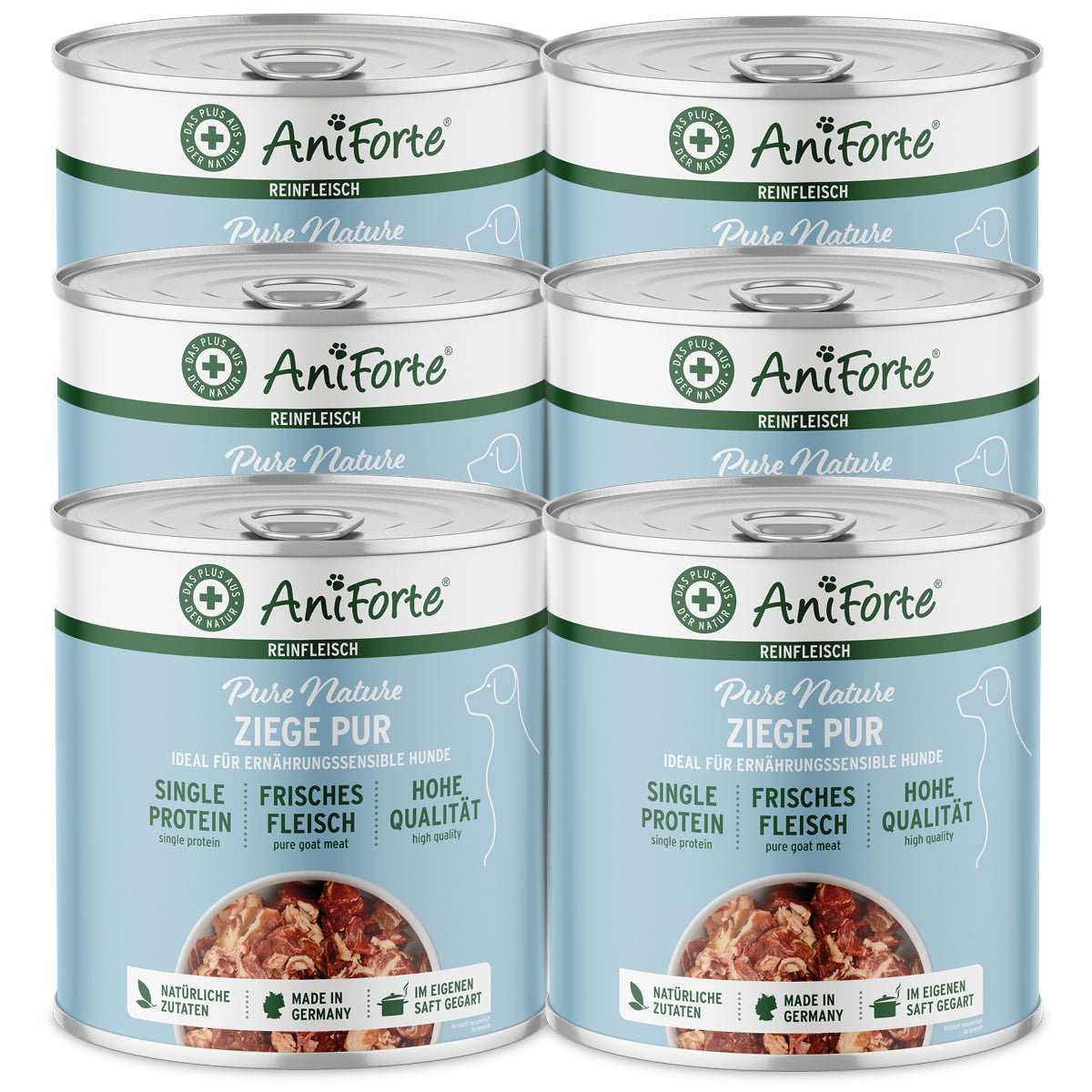 AniForte Nassfutter Ziege pur