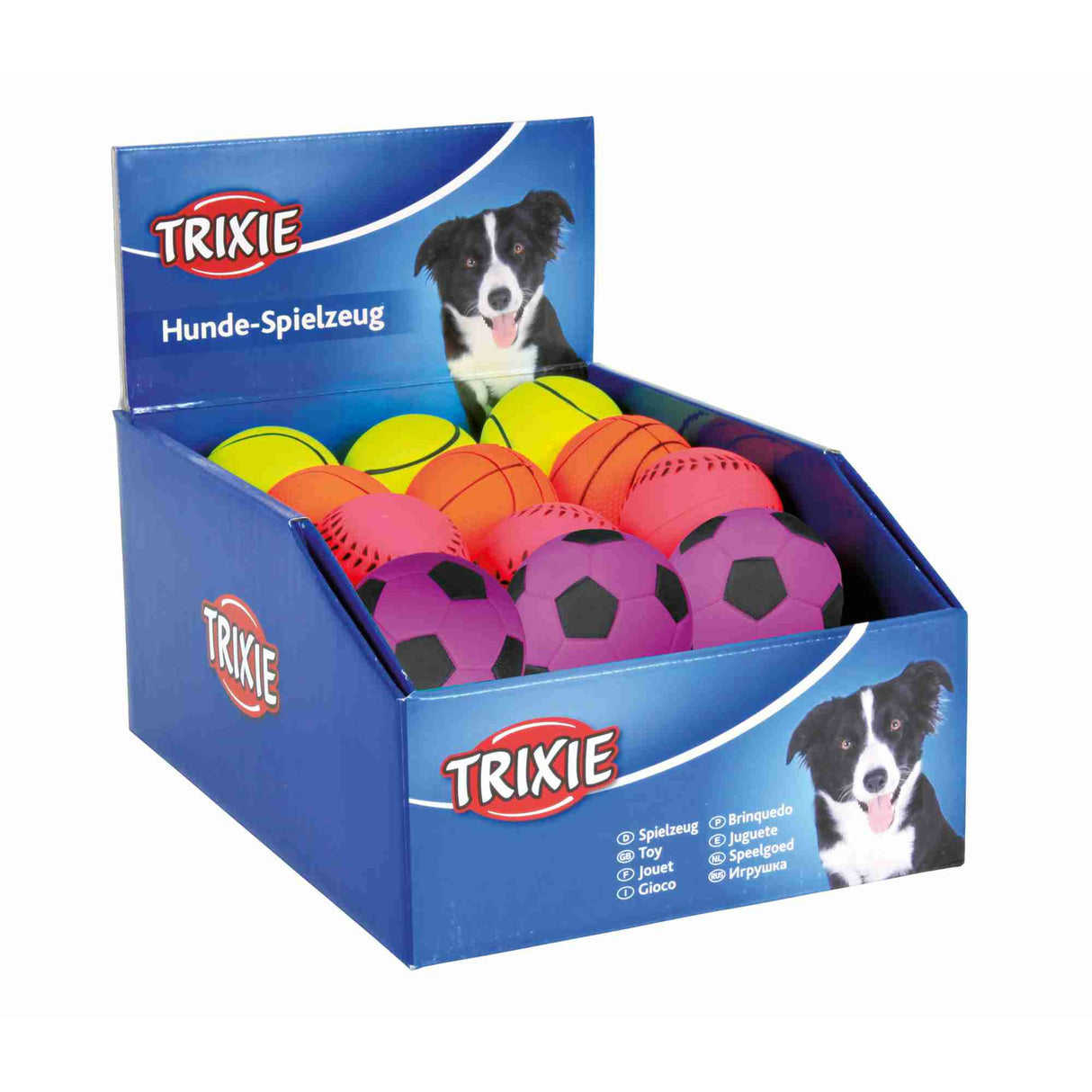 Hundeball Spielball aus Moosgummi 6 cm