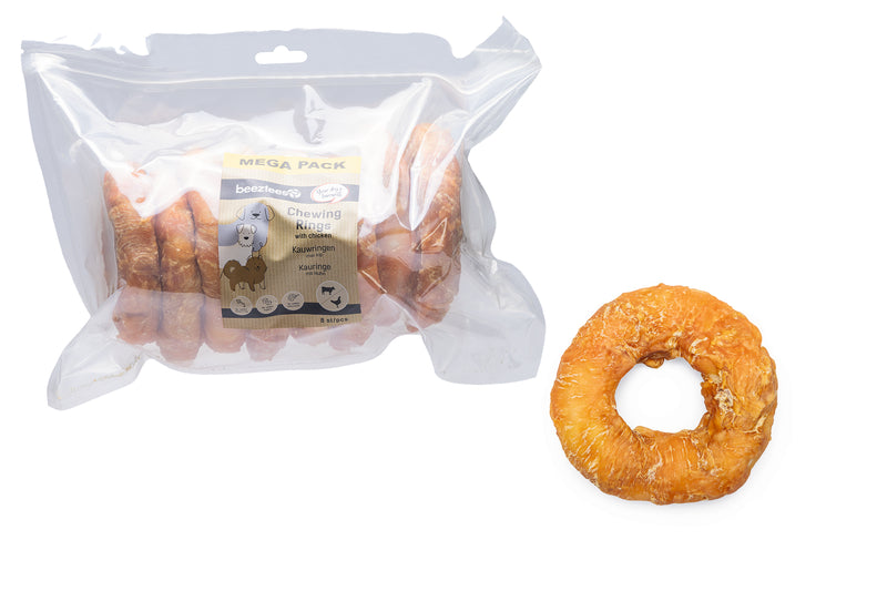 Beeztees Kauring mit Huhn im Vorteilspack – Leckerer Hundesnack 🍖