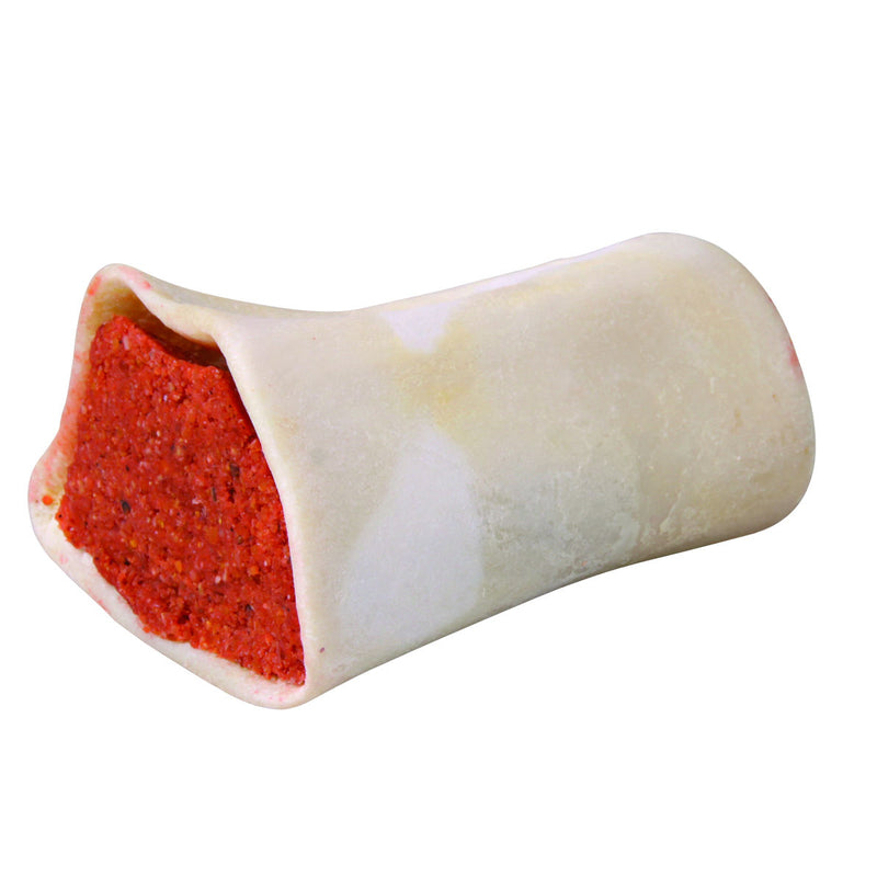 Schienbein-Knochen für Hunde, gefüllt – Füllung: Rind
