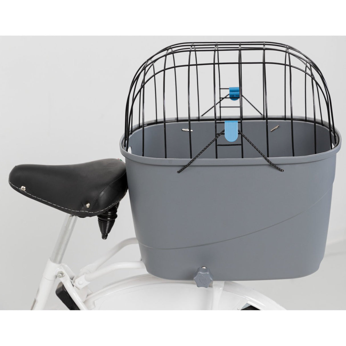 Hundefahrradkorb für Gepäckträger aus Kunststoff